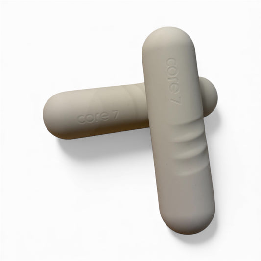 Beige Hand Weight Bars (1kg each) pack of 2